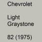 Preview: Chevrolet, Light Graystone, 82 (1975).